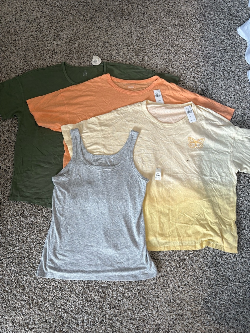Bundle of 3 Crew Neck Tee and 1 Tank